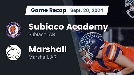 Football Recap: Marshall Takes Down Ranked Subiaco Academy