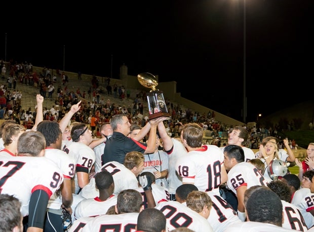 Union won the Backyard Brawl over Jenks last season to narrow the all-time series deficit to 13-12.