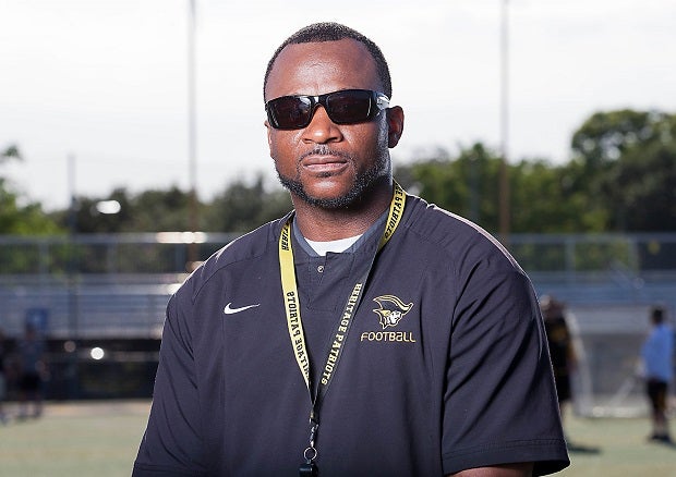 American Heritage head coach Patrick Surtain takes his Patriots to play Edna Karr in September. Surtain played his high school ball at Edna Karr, winning a Louisiana state title in 1993.