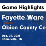 Basketball Game Recap: Obion County Rebels vs. Fayette Ware Wildcats
