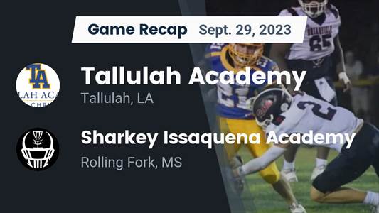 Sharkey Issaquena Academy triumphant thanks to a strong effort from  Gary Jackson jr.