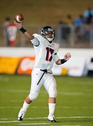 Trinity first-year QB Kautai was impressive last week.
