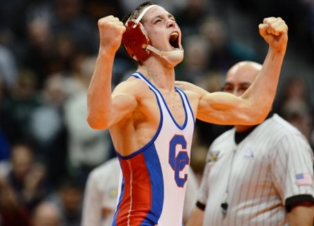 Cherry Creek senior Mitch Finesilver won the Class 5A state wrestling title at 120 pounds last season. Mitch is part of two sets of twin brothers competing for the Bruins.