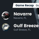 Football Game Recap: Gulf Breeze Dolphins vs. Navarre Raiders