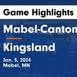 Jayden Brink leads Kingsland to victory over Mabel-Canton