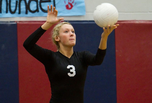 Papillion LaVista South's Kelly Hunter serves the Titans to a No. 3 spot in the most dominant Nebraska volleyball programs sicne 2007.