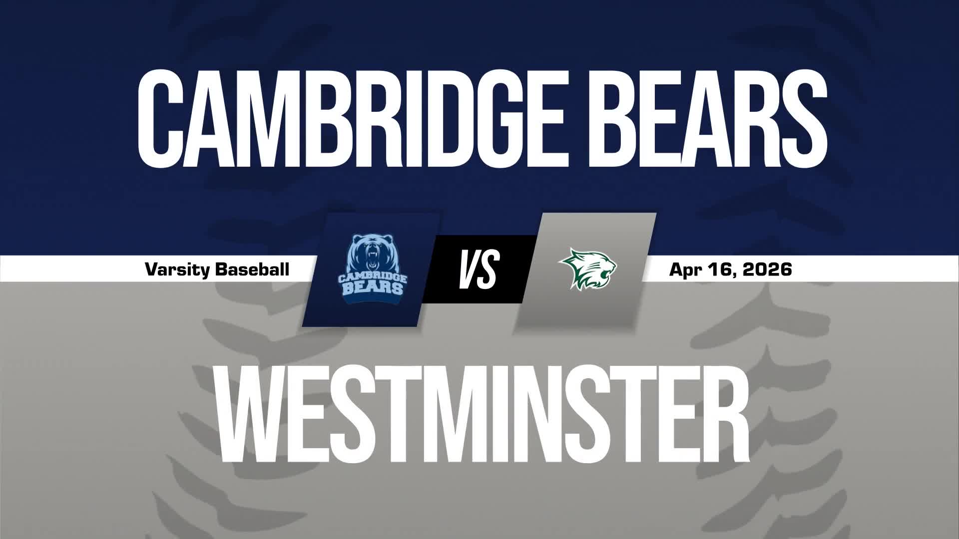 Baseball Recap: Cambridge Extends Winning Streak to Three + How To Watch
