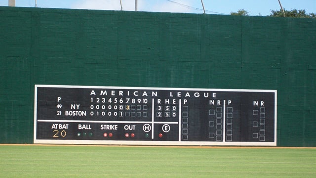 The Little Green Monster shows exactly how the real Green Monster looked after Bucky Dent homered in 1978.