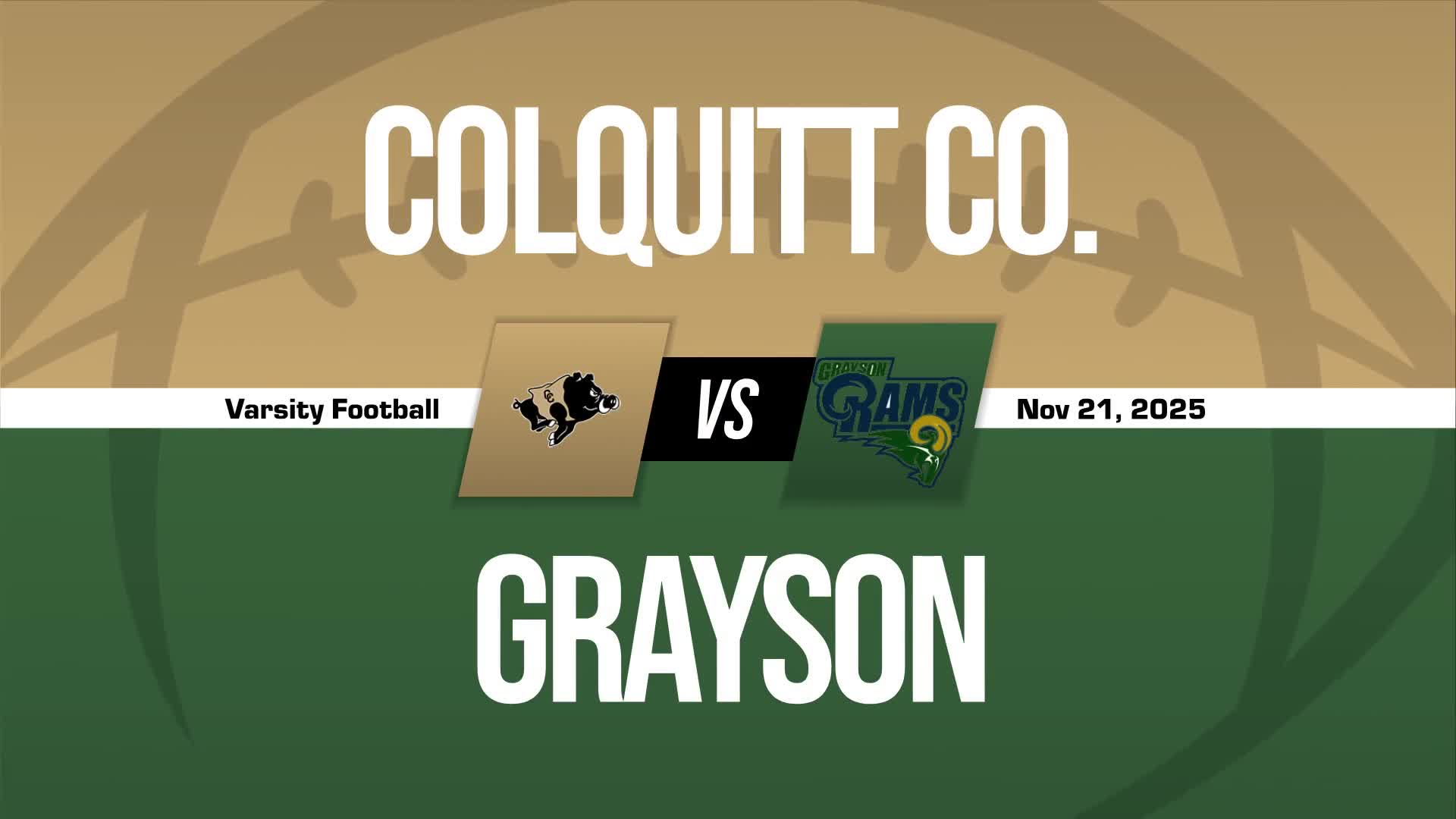 Eli Harris Game Report: vs Colquitt County + How To Watch