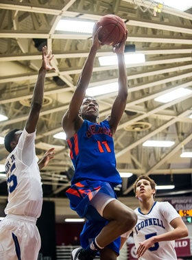 Senior wing Djuan Piper is the team's defensive stopper and has played big roles for two state title teams already.