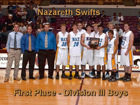 Defending Division III tournament champion Nazareth was also the state champion. 