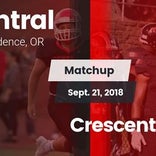Football Game Recap: Central vs. Crescent Valley