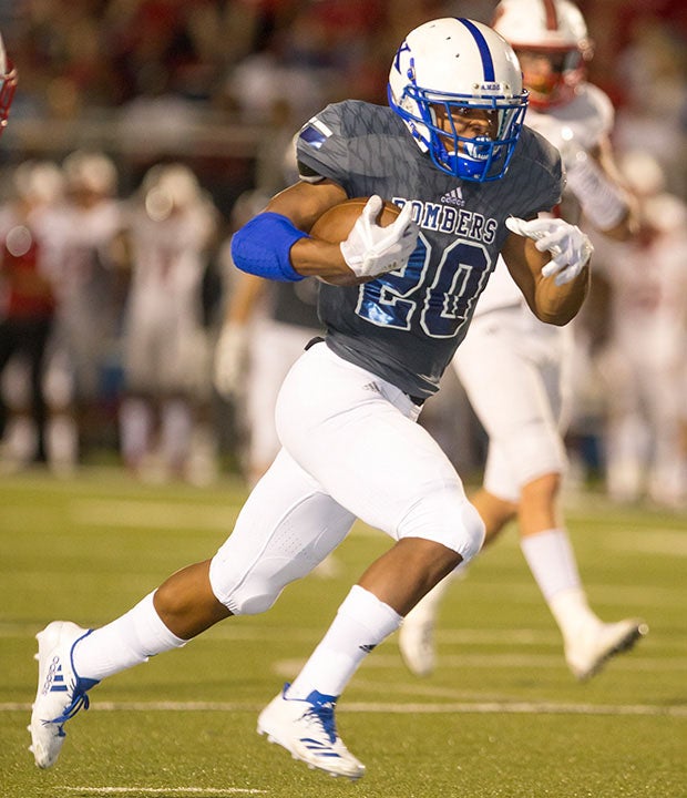 St. Xavier running back Kellen Newman rushed for two touchdowns on Friday.