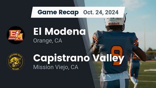 Football Game Preview: El Modena Vanguards vs. Cypress Centurion