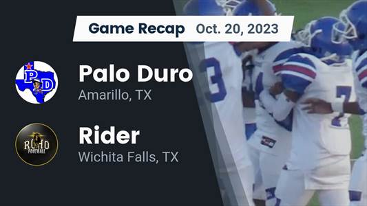Rider beats Palo Duro for their third straight win