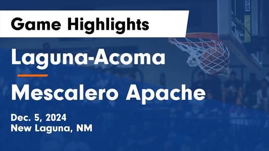 Basketball Recap: Mescalero Apache Comes Up Short