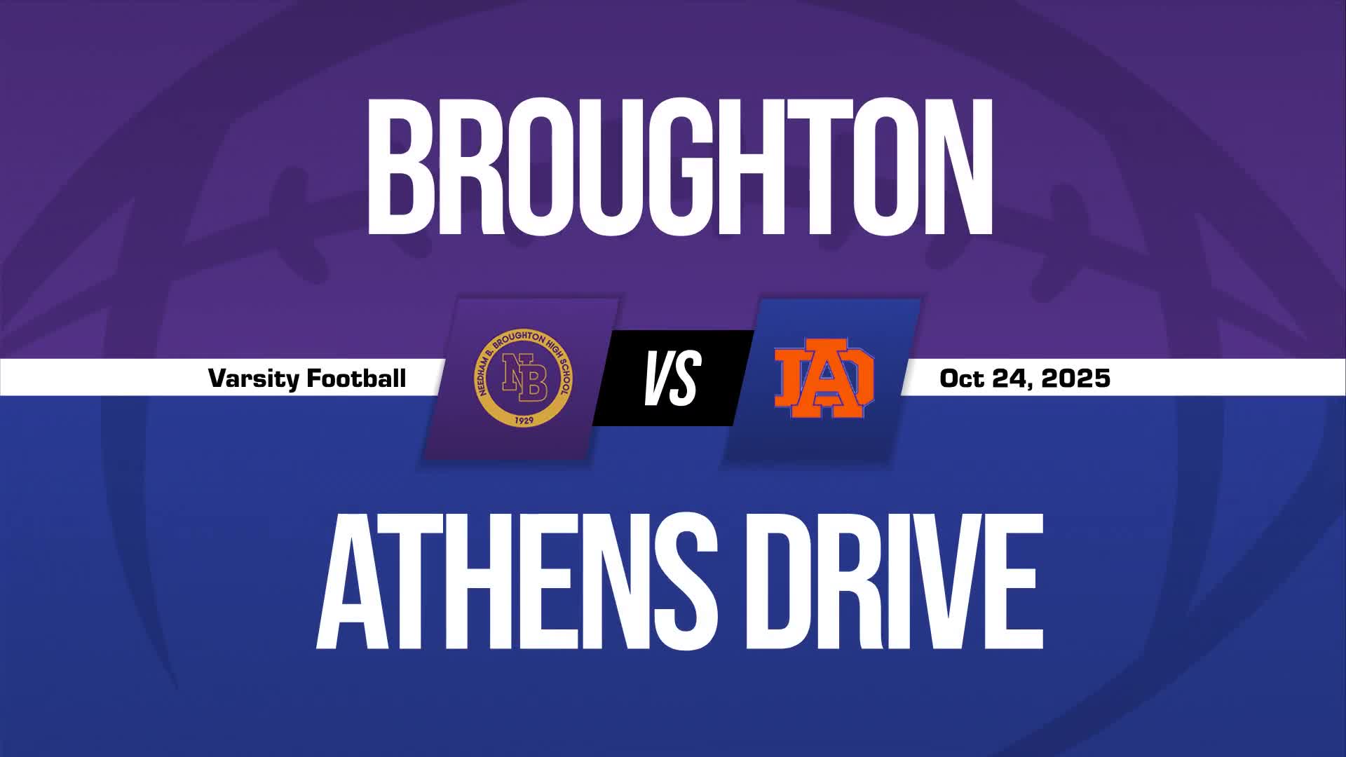 Football Game Preview: Broughton Capitals vs. Leesville Road Pride + Official Tickets