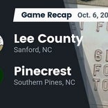 Football Game Recap: Lee County Yellow Jackets vs. Pinecrest Patriots