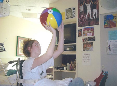 Maggie Meier rediscovered her shooting stroke with a beach ball in her hospital room. Now the senior is back in action for Blue Valley Northwest.
