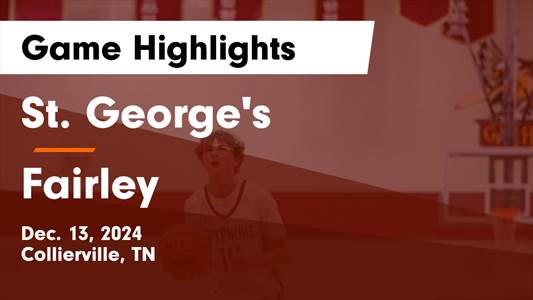 Basketball Recap: St. George's Takes a Loss