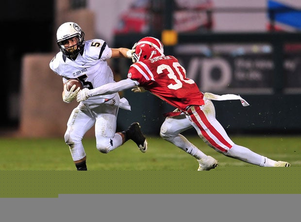 Sean McGrew scored the decisive touchdown for St. John Bosco in its victory over Long Beach Poly, spurring another trip to the Pac 5 final.