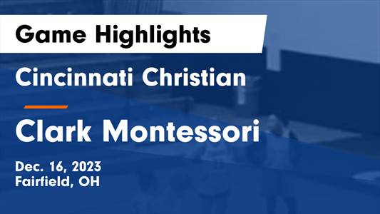 Cincinnati Christian vs. Clark Montessori