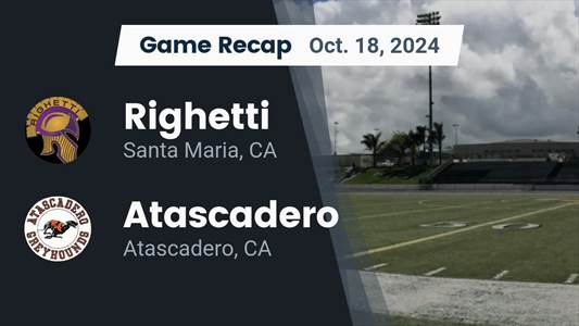 Football Recap: Righetti Comes Up Short