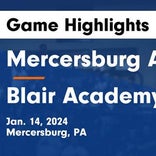 Blair Academy piles up the points against Mercersburg Academy