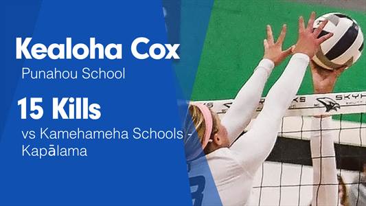 Kealoha Cox Game Report: vs Maryknoll