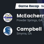 Football Game Recap: Campbell Spartans vs. McEachern Indians