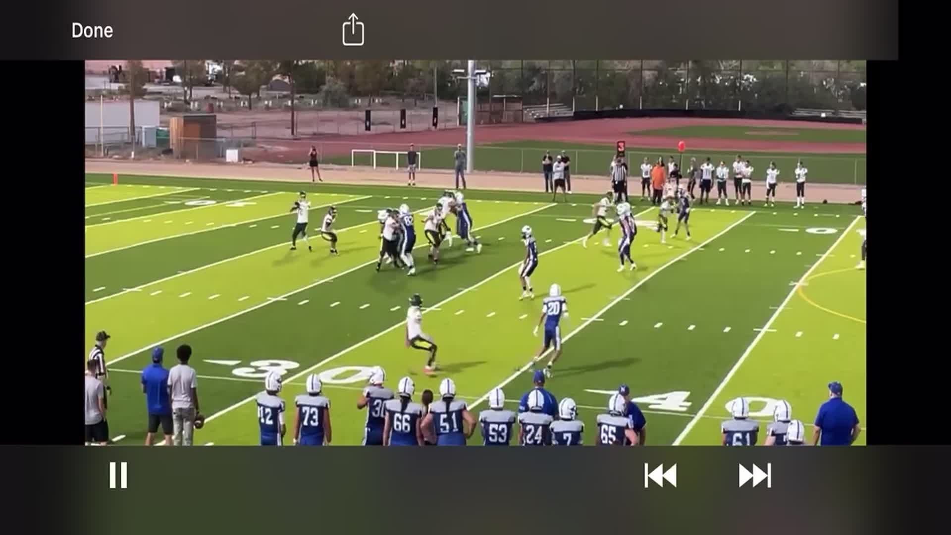 Robert Tapia Game Report: vs White Pine