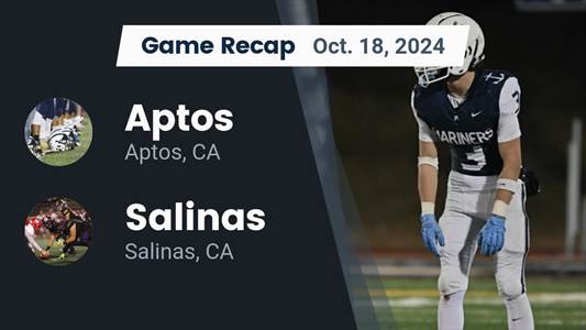 Football Recap: Aptos' Rushing Dominance Continues