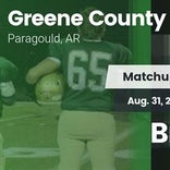 Football Game Recap: Greene County Tech vs. Brookland