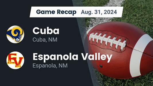 Football Recap: Espanola Valley Extends Home Winning Streak to S