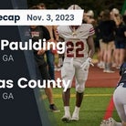 Football Game Recap: South Paulding Spartans vs. Douglas County Tigers