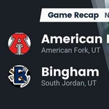 Football Game Recap: American Fork Cavemen vs. Skyridge Falcons
