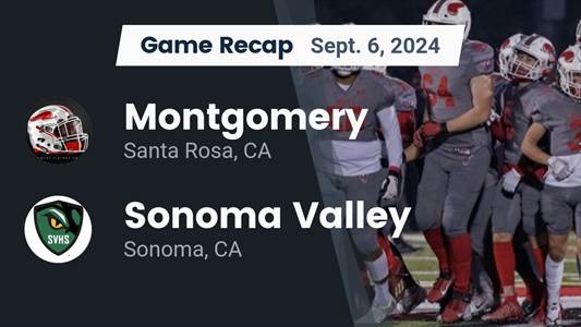 Football Recap: Montgomery Skates Past Healdsburg with Ease