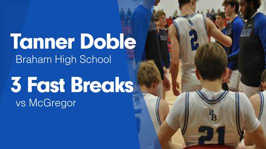Tanner Doble Game Report: vs Hinckley-Finlayson