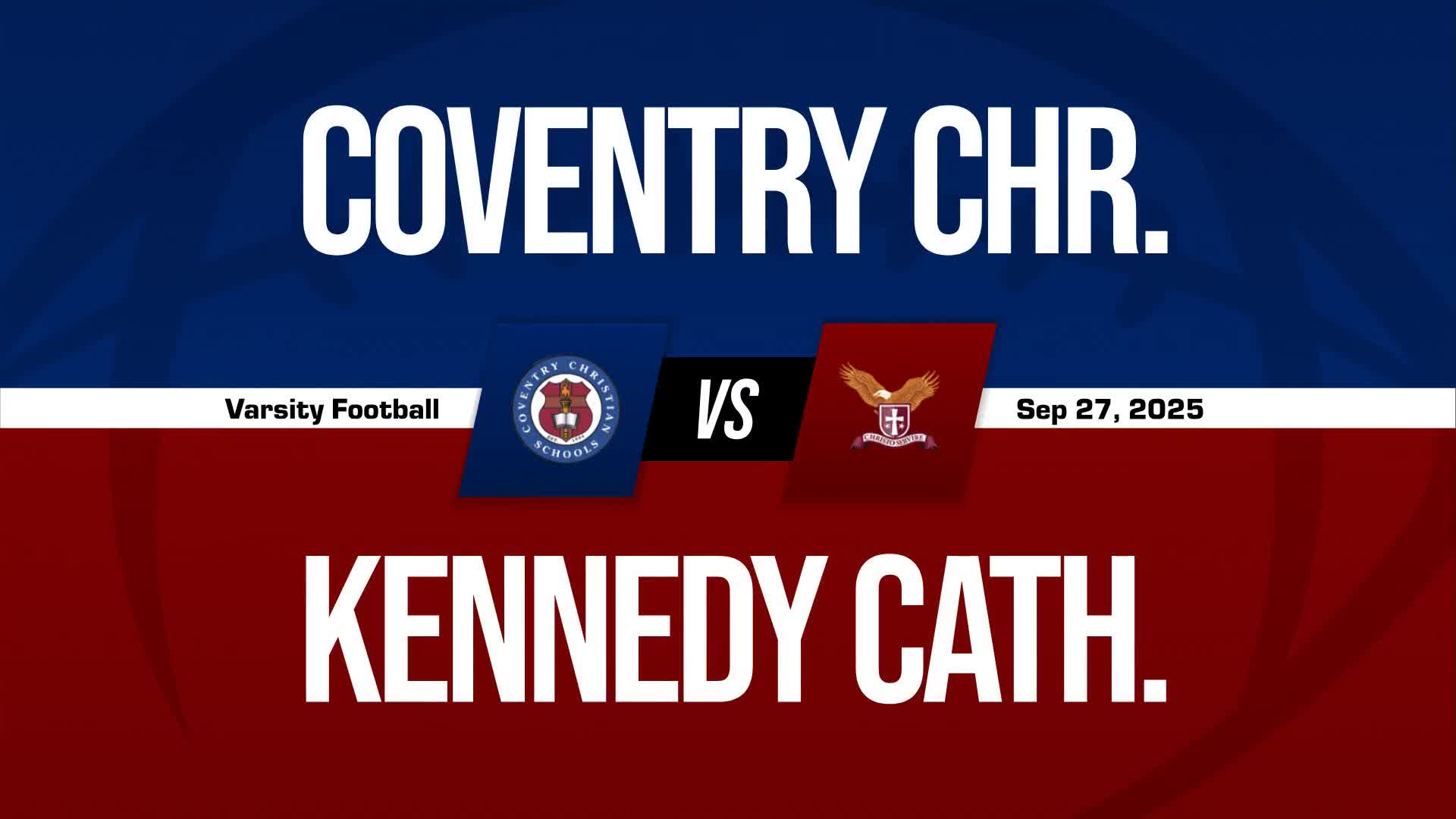 Football Recap: Coventry Christian Piles Up the Points Against Model Secondary School for the Deaf