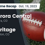 Football Game Recap: Aurora Central Trojans vs. Heritage Eagles