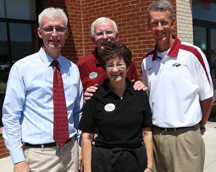 The Starkweather family (l-r): Rick, Jerry, Linda and Jeff.