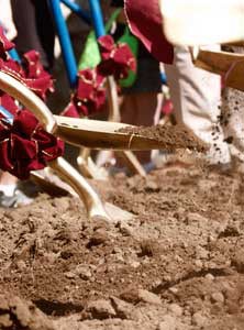 Groundbreaking of the new Joplin
High School.