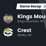 Football Game Recap: Kings Mountain Mountaineers vs. Crest Chargers