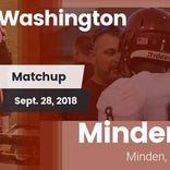 Football Game Recap: Minden vs. Washington