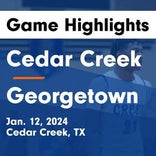 Georgetown has no trouble against Cedar Creek
