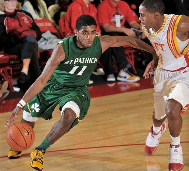 Kyrie Irving starred at two high schools in New Jersey.