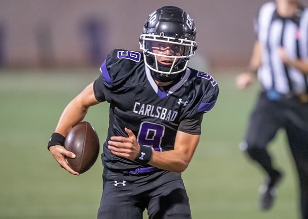 High school football: Alabama quarterback commit Julian Sayin looks next level in 2-0 start for Carlsbad