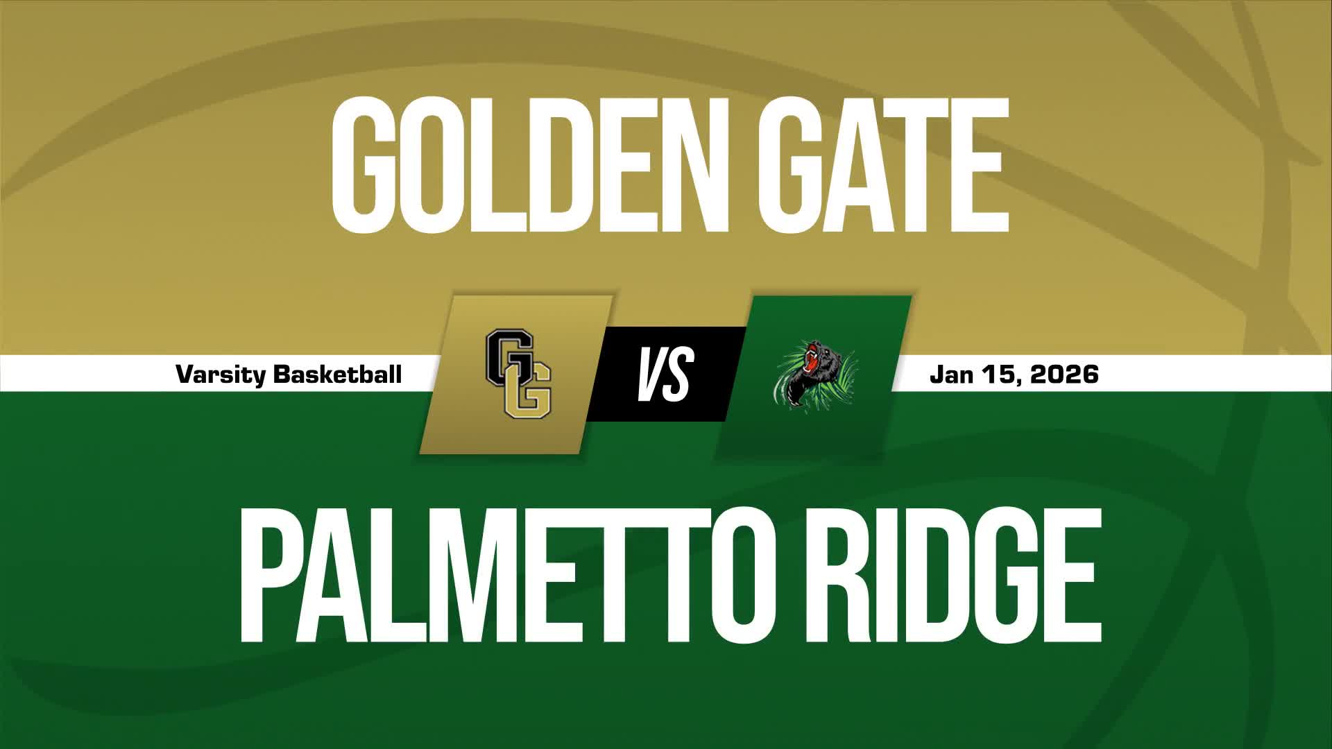 Basketball Recap: 14 Straight Home  Victories for Palmetto Ridge