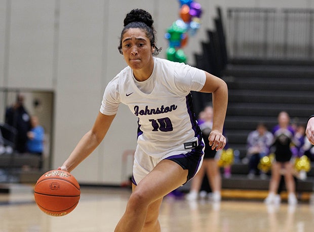 Jenica Lewis of Johnston is the Iowa MaxPreps Player of the Year after helping the Dragons to their second straight Class 5A title. The junior averaged 18 points per game as Johnston finished off its second straight 26-0 season. (FILE PHOTO: John Howard)