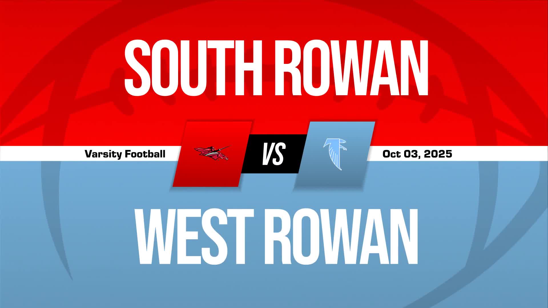 Football Game Preview: West Rowan Falcons vs. East Rowan Mustangs + Official Tickets